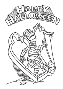 Halloween Coloring Sheets 6